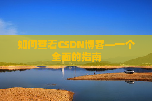 如何查看CSDN博客—一个全面的指南